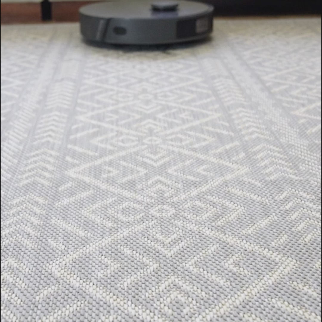 West Natural Sisal Teppich Grau