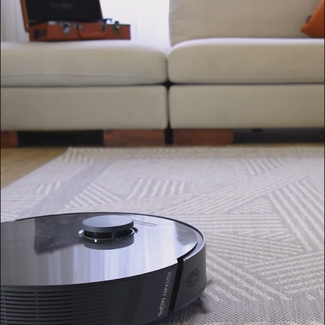 Mixed Lines Naturel Sisal Teppich Grau